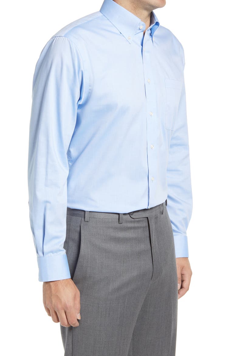 3-Pack Traditional Fit Non-Iron Dress Shirts, Alternate, color, BLUE AZURITE
