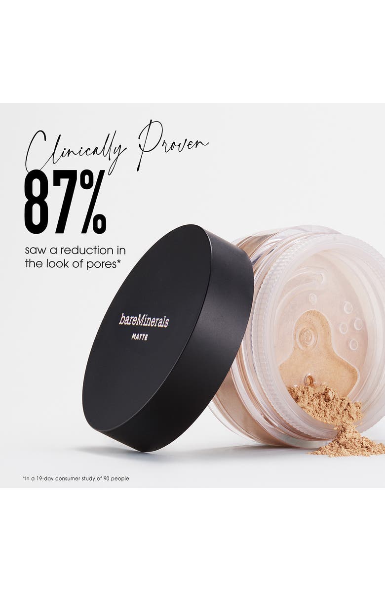 bareMinerals<sup>®</sup> ORIGINAL Loose Matte Talc-Free Mineral Powder Foundation SPF 15, Alternate, color, 14 Golden Medium