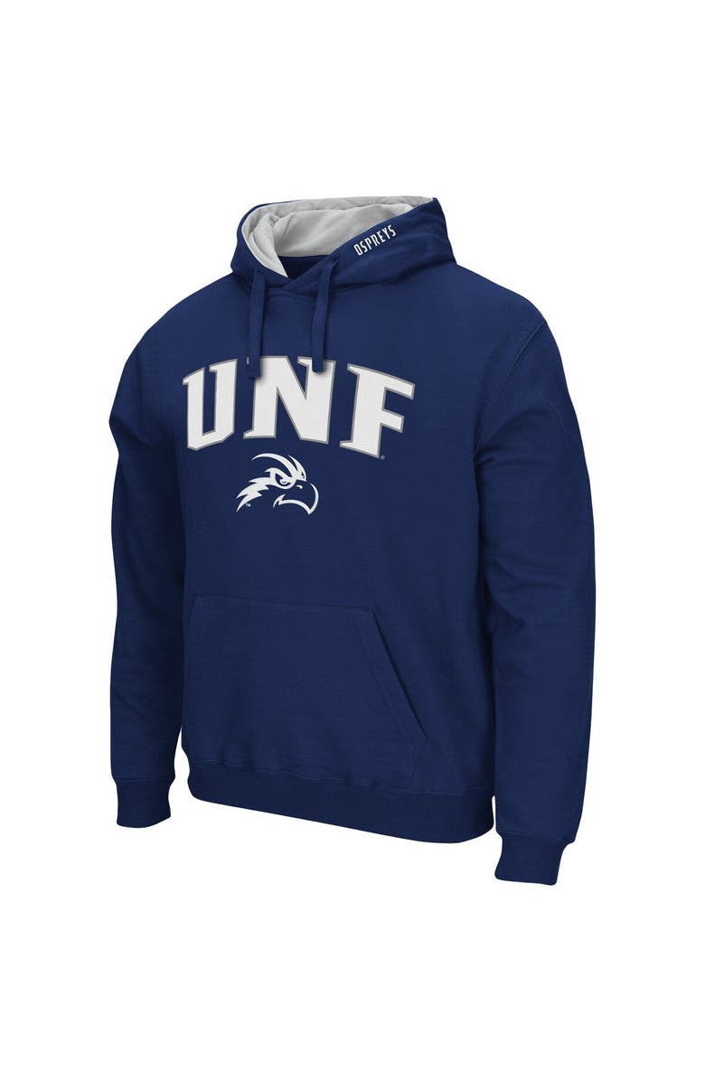 COLOSSEUM Men's Colosseum Navy UNF Ospreys Arch and Logo Pullover Hoodie, Alternate, color, Navy