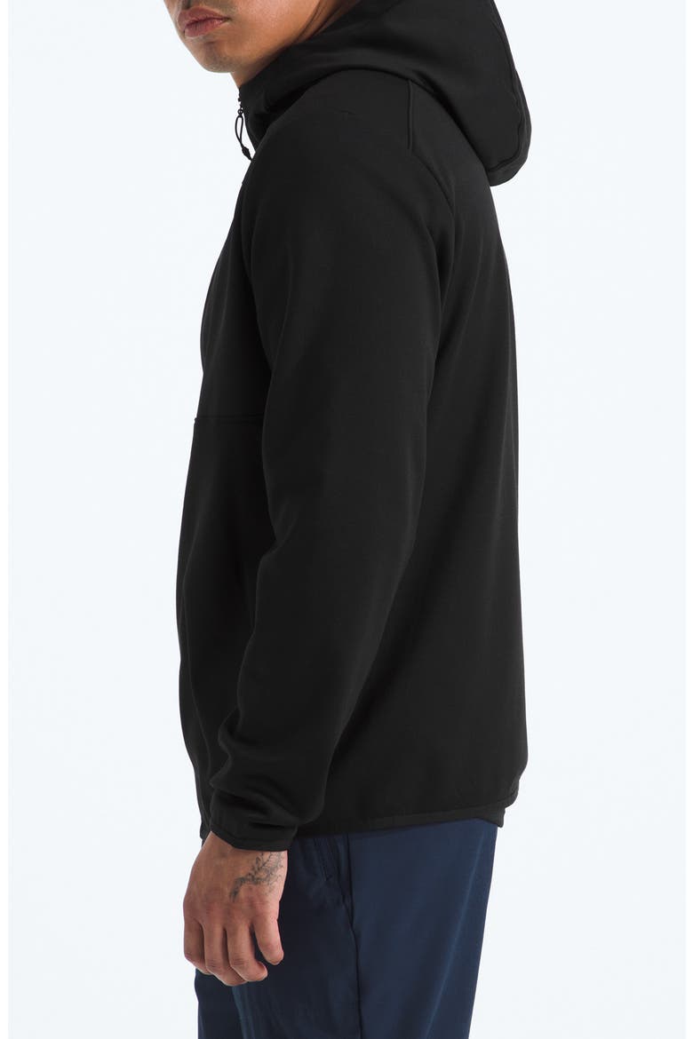 Performance Fleece Zip Hoodie, Alternate, color, TNF BLACK