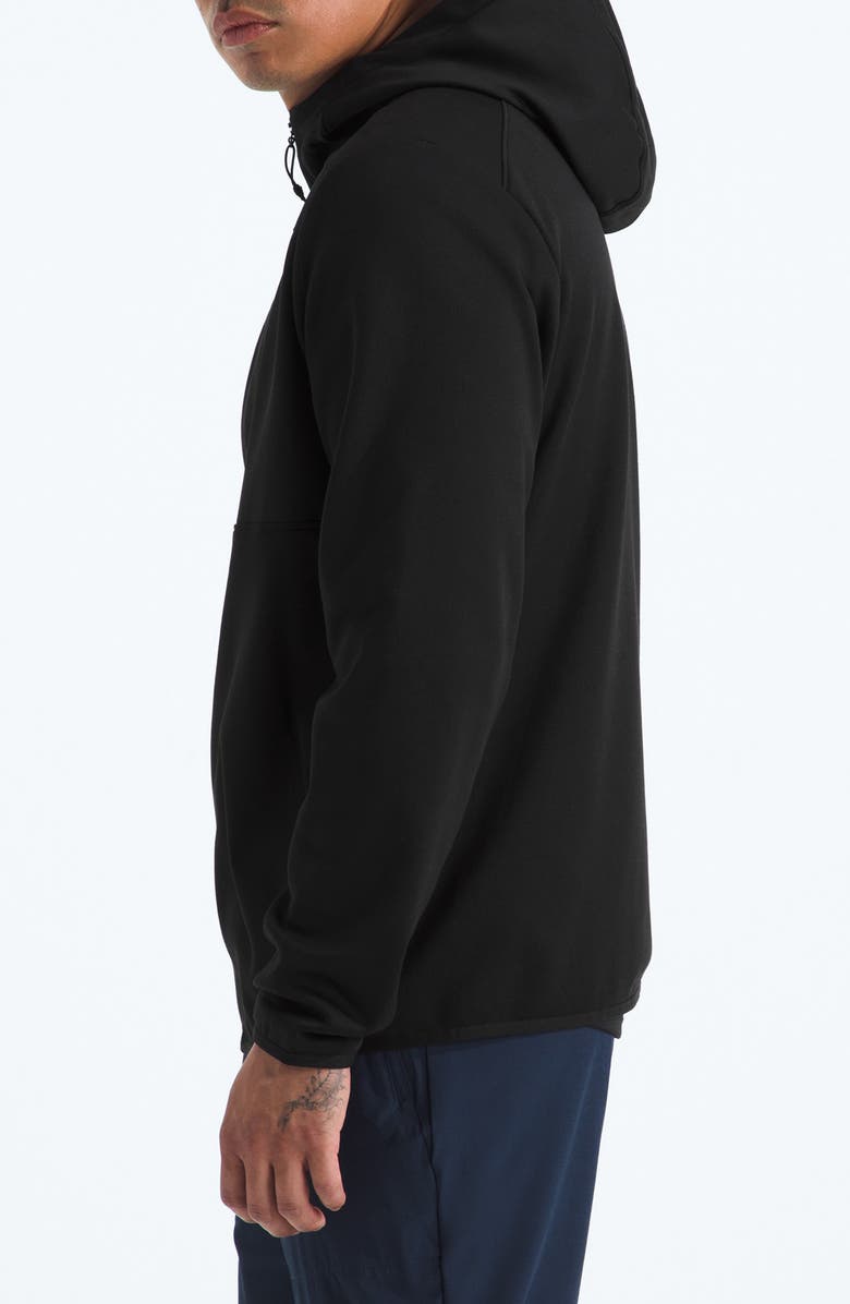 The North Face Performance Fleece Zip Hoodie, Alternate, color, Tnf Black