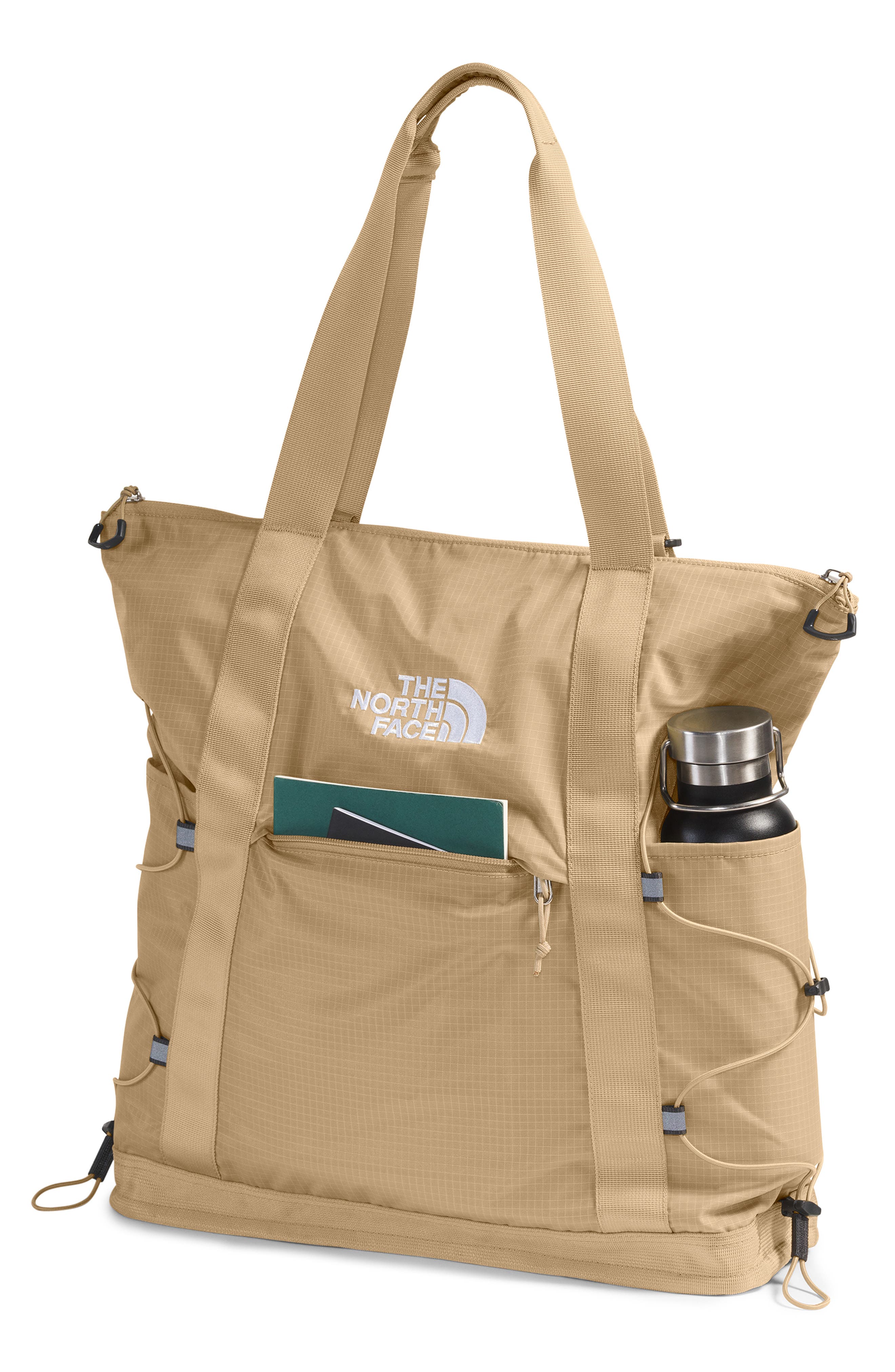 The North Face Borealis Tote, Alternate, color, Khaki Stone