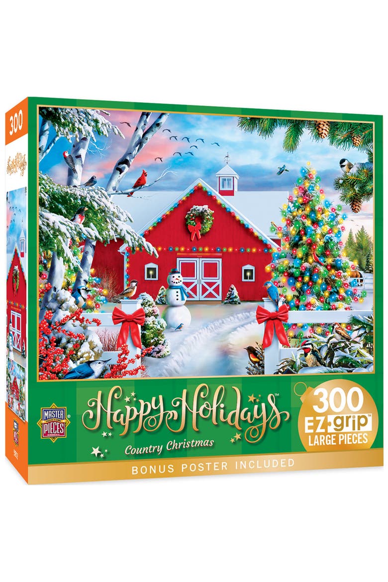 Country Christmas 300pc Jigsaw Puzzle, Main, color, Multicolor