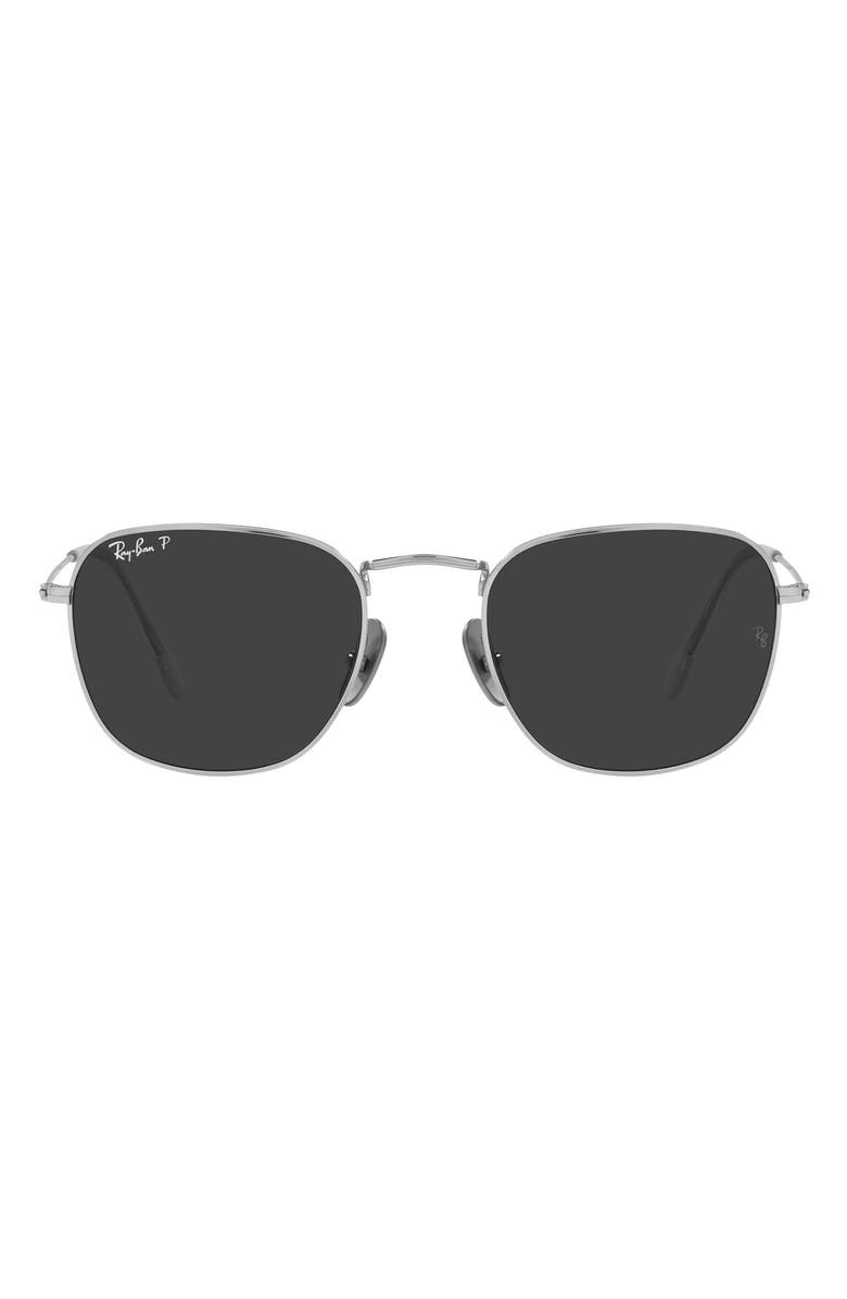 Ray-Ban 51mm Titanium Sunglasses, Main, color,