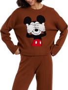 Chinti & Parker Wool-cashmere Peeakabo Mickey Sweater