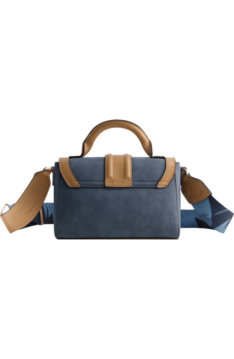 True Religion Mini Camo Strap Satchel, Alternate, color, Blue