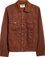 MIDNIGHT RODEO Coated Denim Trucker Jacket