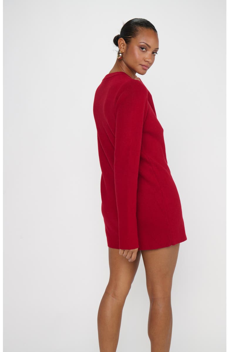 Show Me Your Mumu Marguerite Cardigan Dress, Alternate, color, Lover Red Knit
