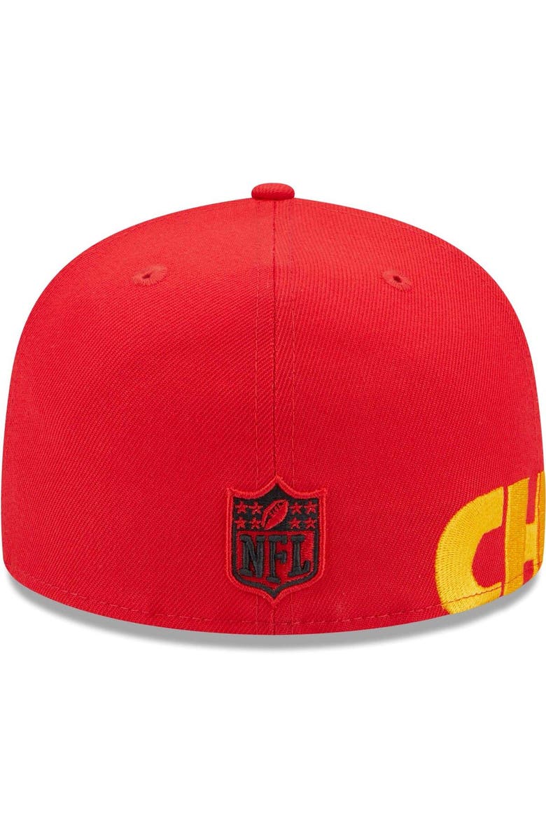 New Era Men's New Era Red Kansas City Chiefs Arch 59FIFTY Fitted Hat, Alternate, color, 