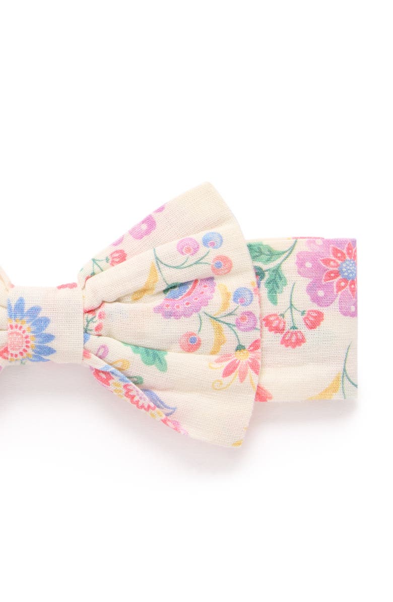 Purebaby Linen Blend Dress and Headband Set, Alternate, color, Mexican Floral