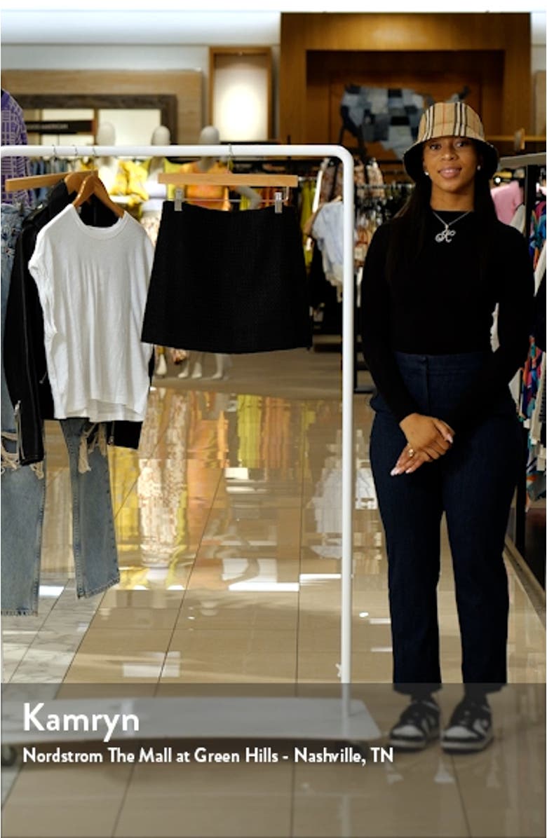 Bouclé Miniskirt, sales video thumbnail