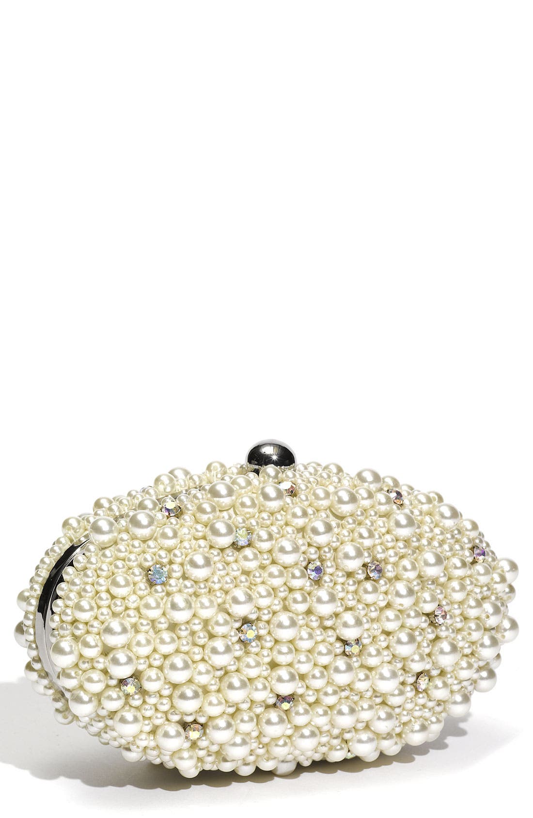 'Pearl' Box Clutch, Main, color, PEARL