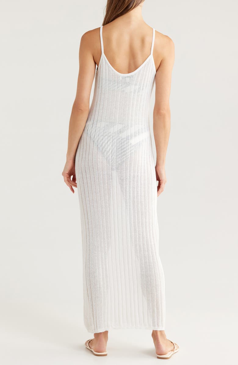 Solid & Striped The Felice Rib Cover-Up Dress, Alternate, color, Brule