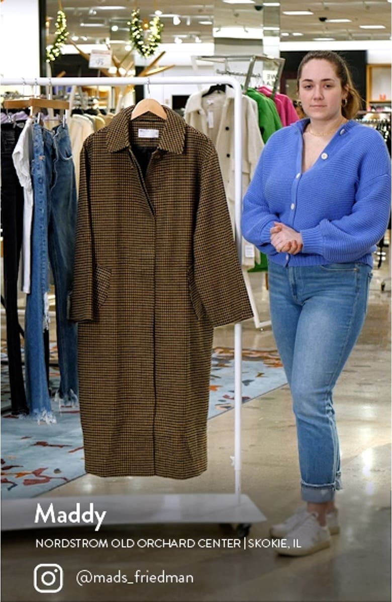 Houndstooth Long Coat, sales video thumbnail