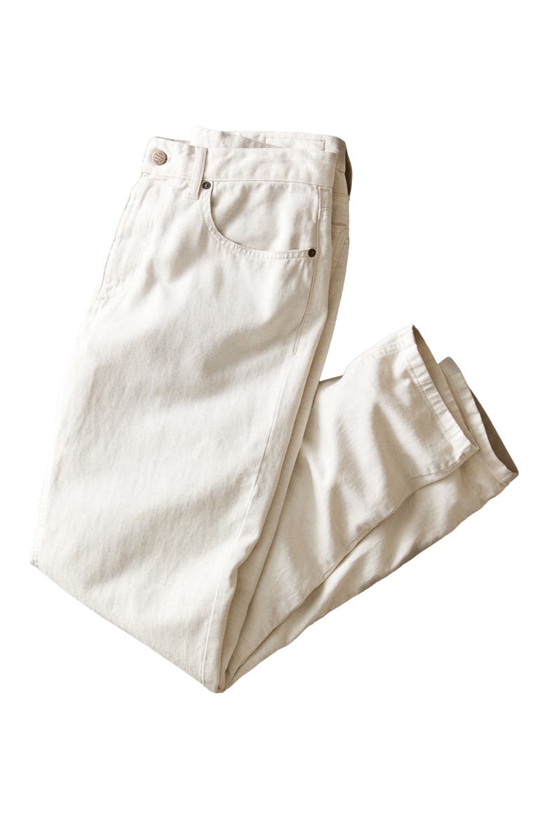 Slim Straight Leg Pants, Alternate, color, NATURAL