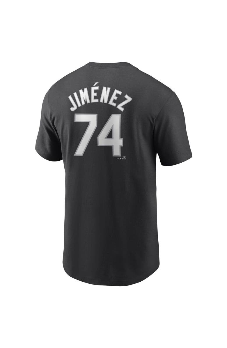 Nike Men's Nike Eloy Jimenez Black Chicago White Sox Name & Number T-Shirt, Alternate, color, 