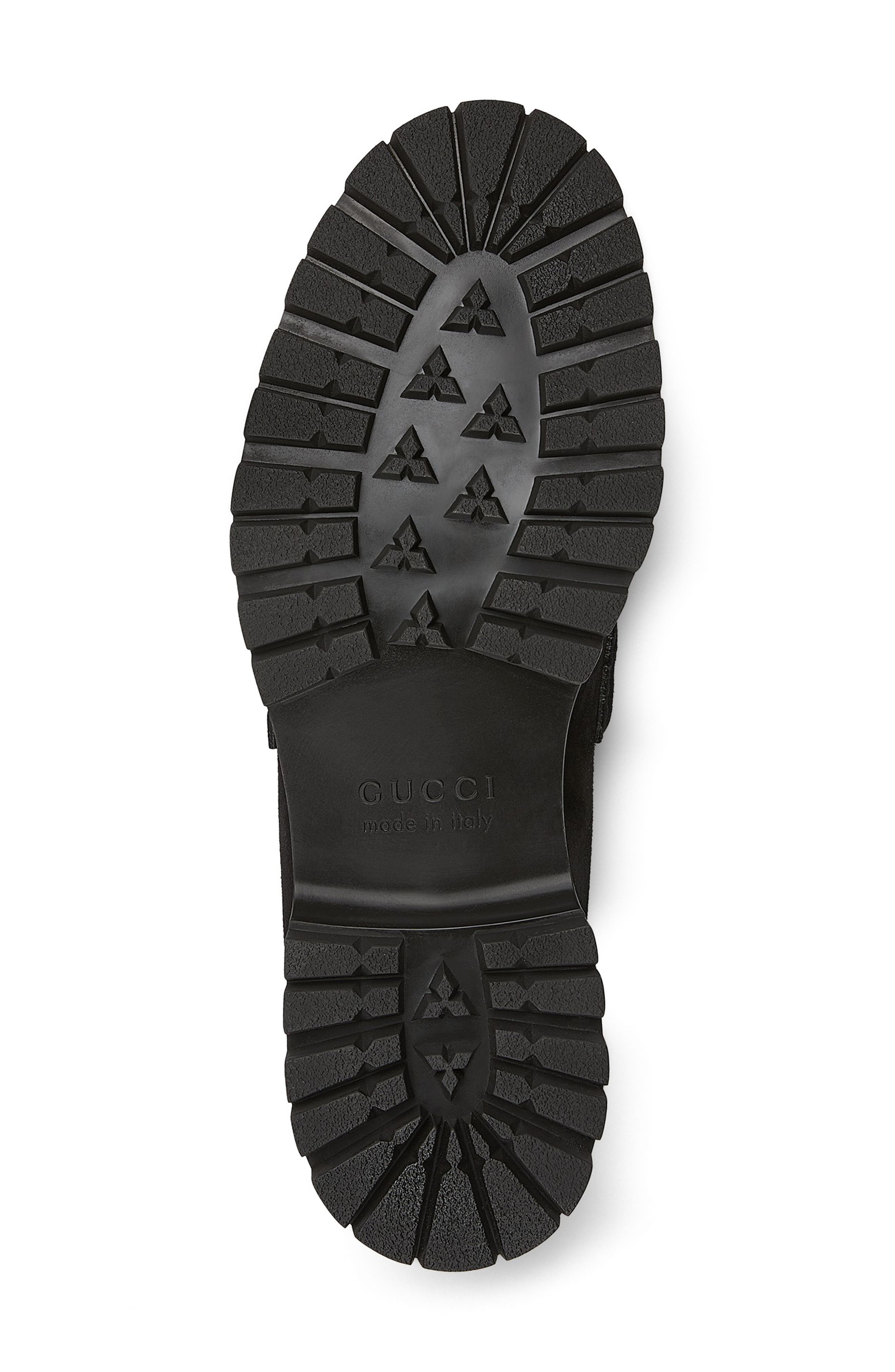 Gucci Sylke Horsebit Loafer, Alternate, color, Black