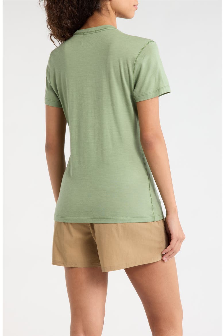 Ultralite Short Sleeve Merino Wool Blend T-Shirt, Alternate, color, GREEN TEA