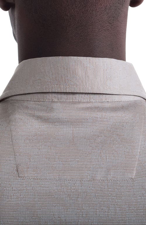 Bugatchi Mercerized Cotton Polo In Gray