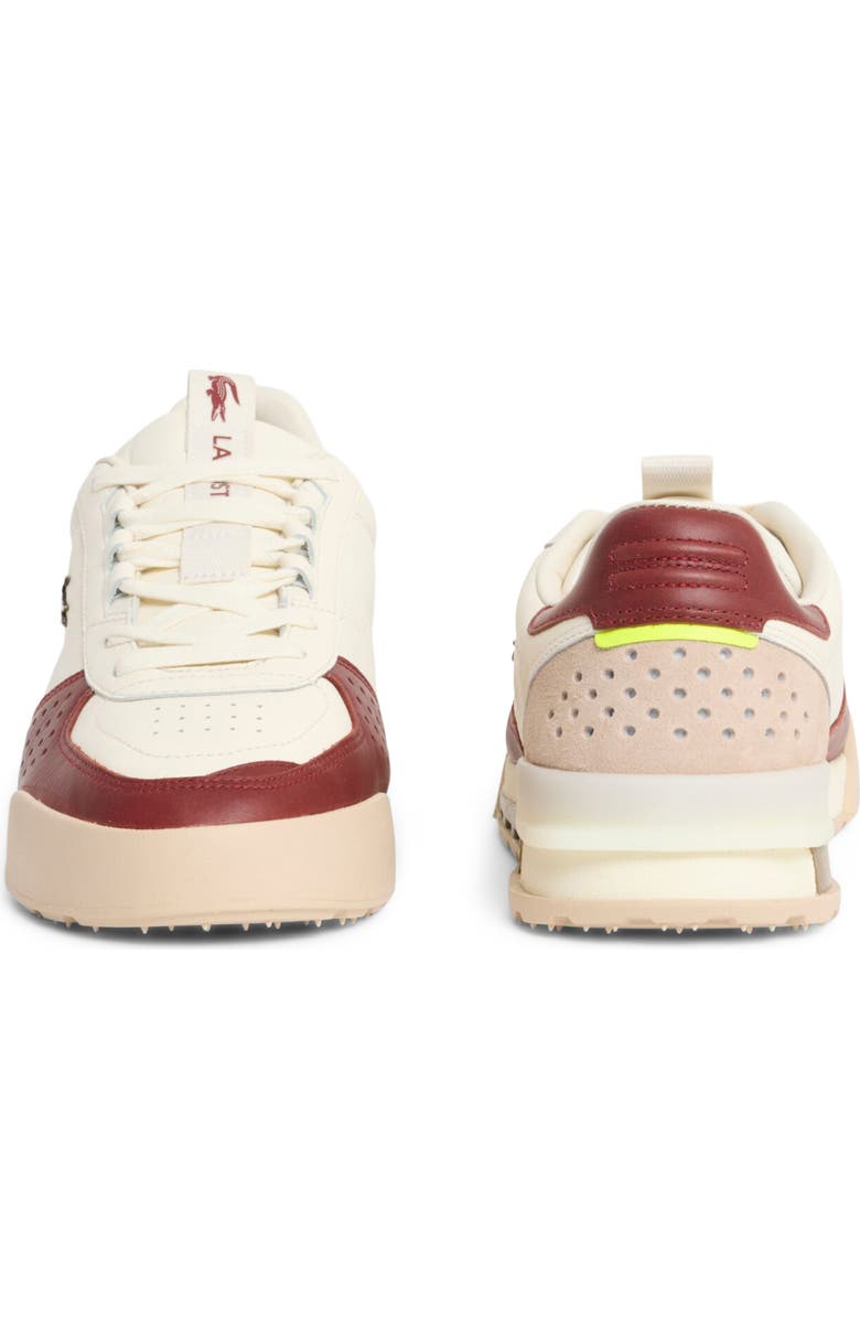 Lacoste Slam Break Court Sneaker, Alternate, color, Off White/ Orange