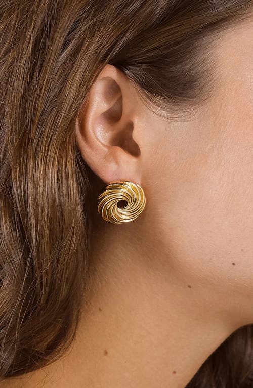Sterling Forever Cruller Stud Earrings