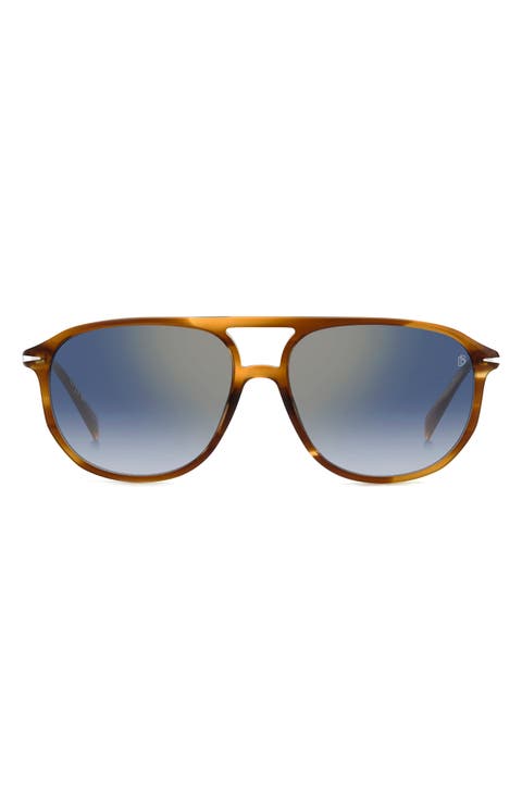 58mm Avaitor Sunglasses