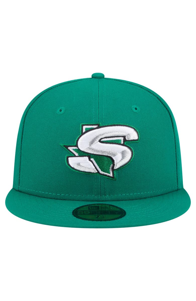New Era Men's New Era  Green Dallas Stars Deceptor 59FIFTY Fitted Hat, Alternate, color, Green
