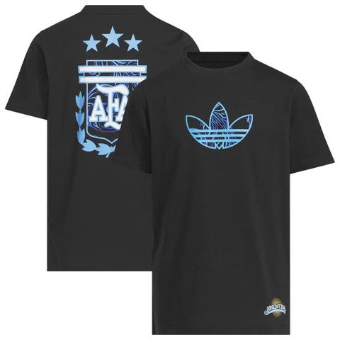 Youth adidas Black Argentina National Team 2026 Away Jersey Hook T-Shirt
