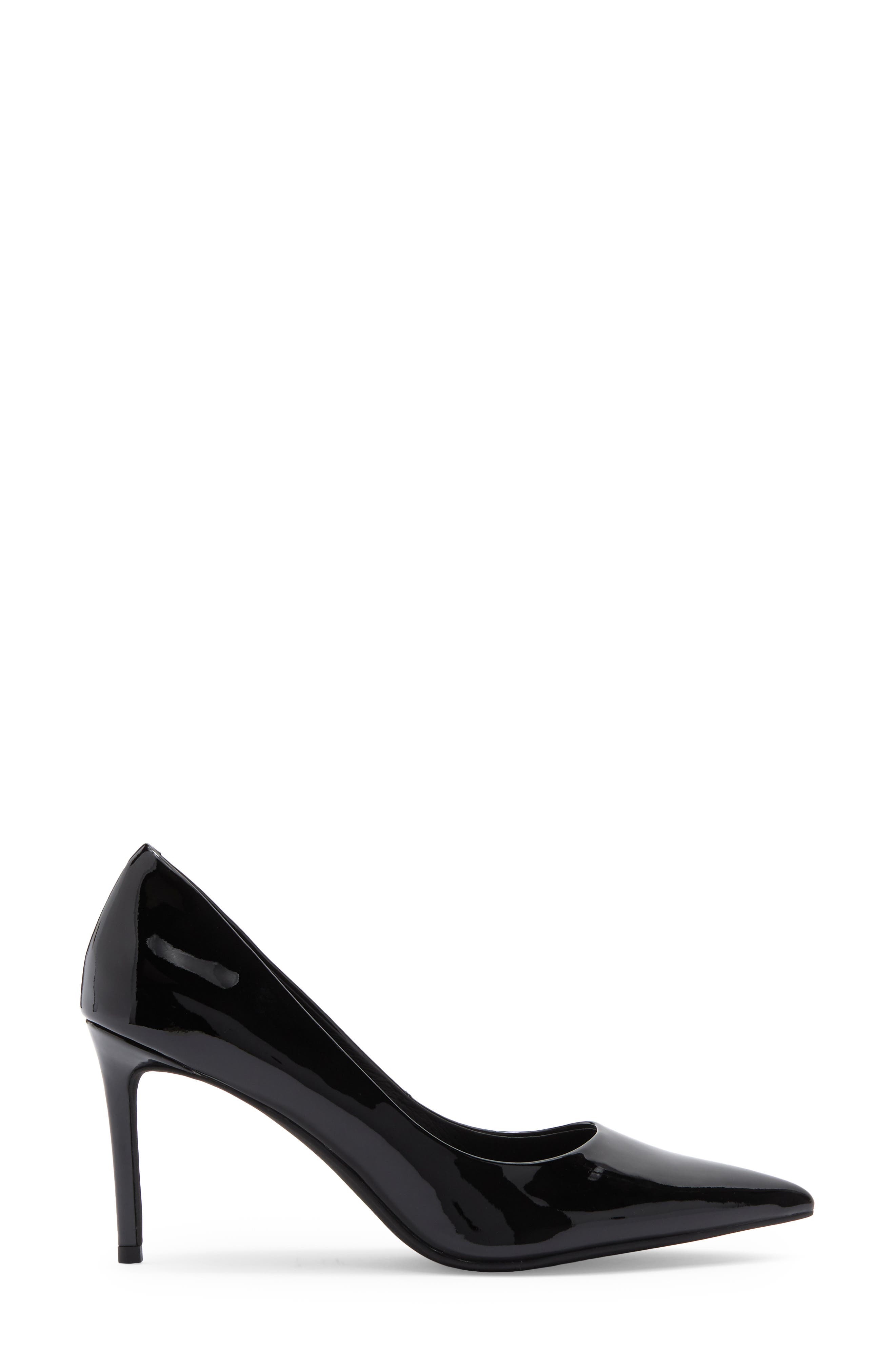 Jeffrey Campbell Nikia Pointed Toe Pump, Alternate, color, Black Patent