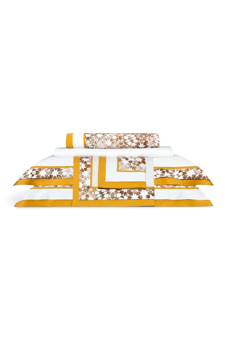 Noorim Duvet Cover, Main, color, Yellow