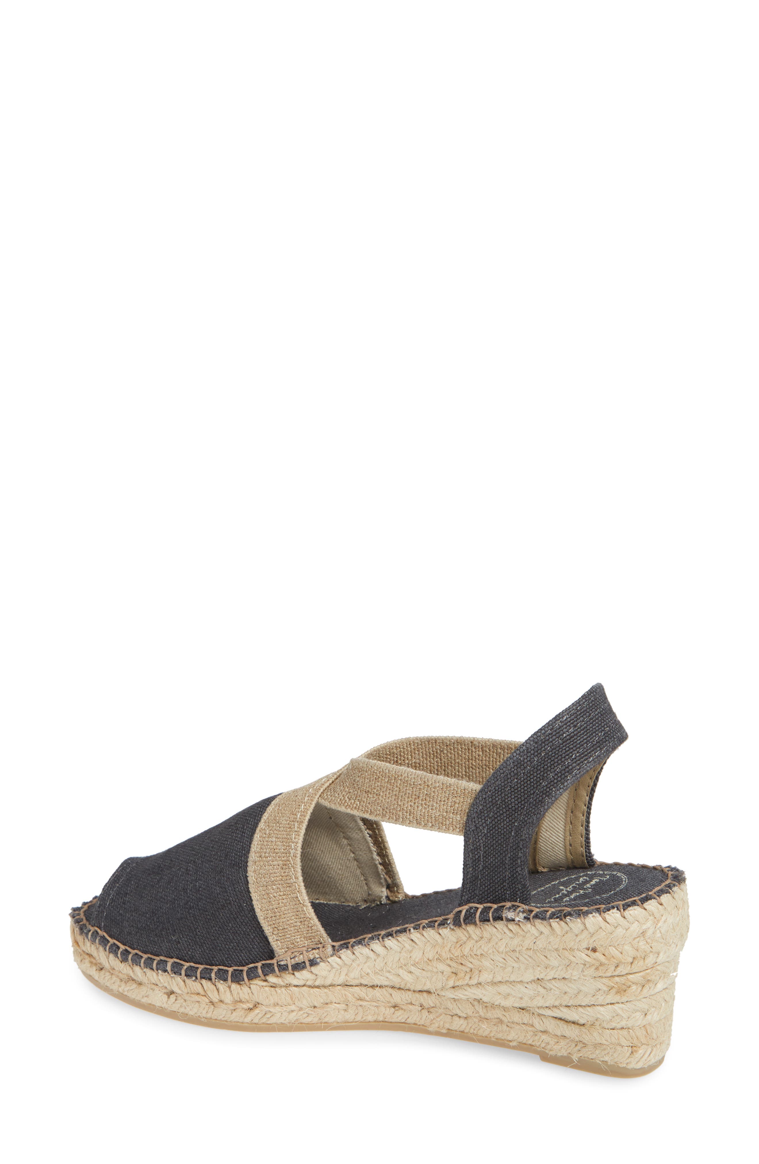 Toni Pons Breda Sandal, Alternate, color, Black Fabric