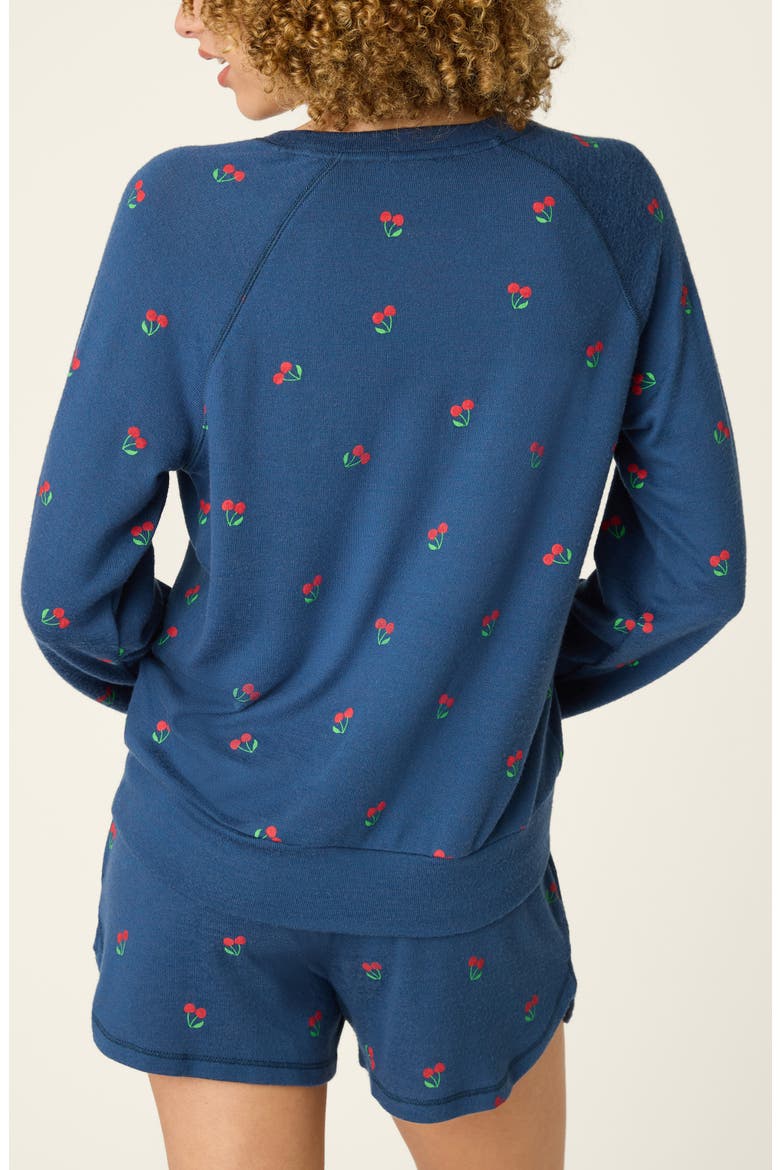 Star Spangled Summer Pajama Top, Alternate, color, TRUE NAVY