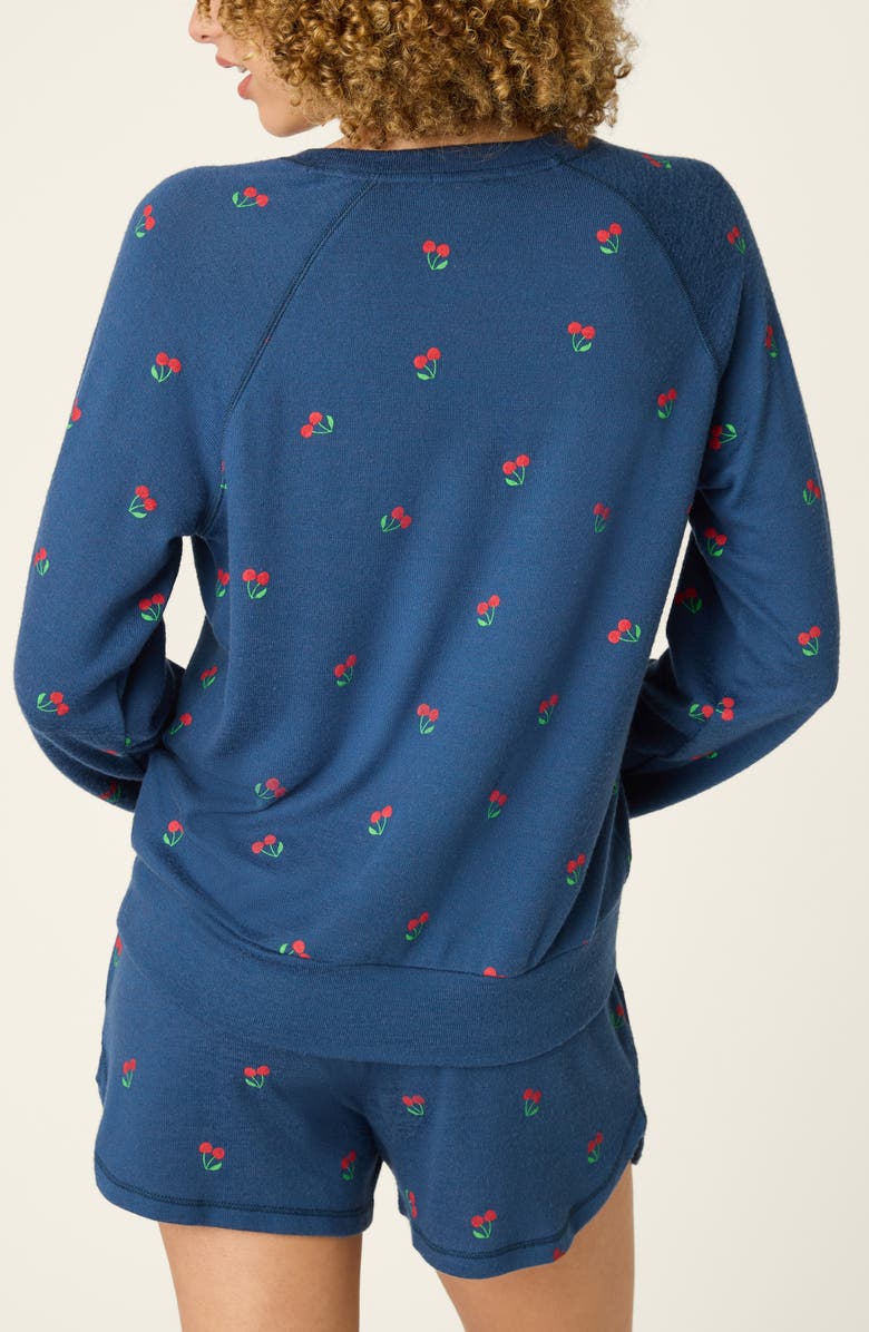 PJ Salvage Star Spangled Summer Pajama Top, Alternate, color, True Navy