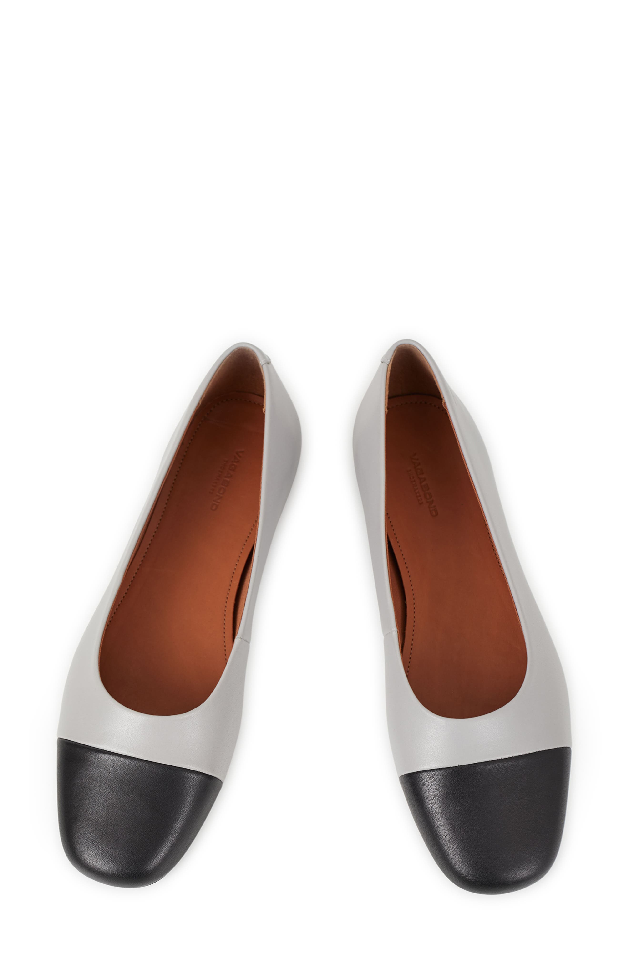 Vagabond Shoemakers Jolin Ballet Flat, Alternate, color, Steel Blue/ Black