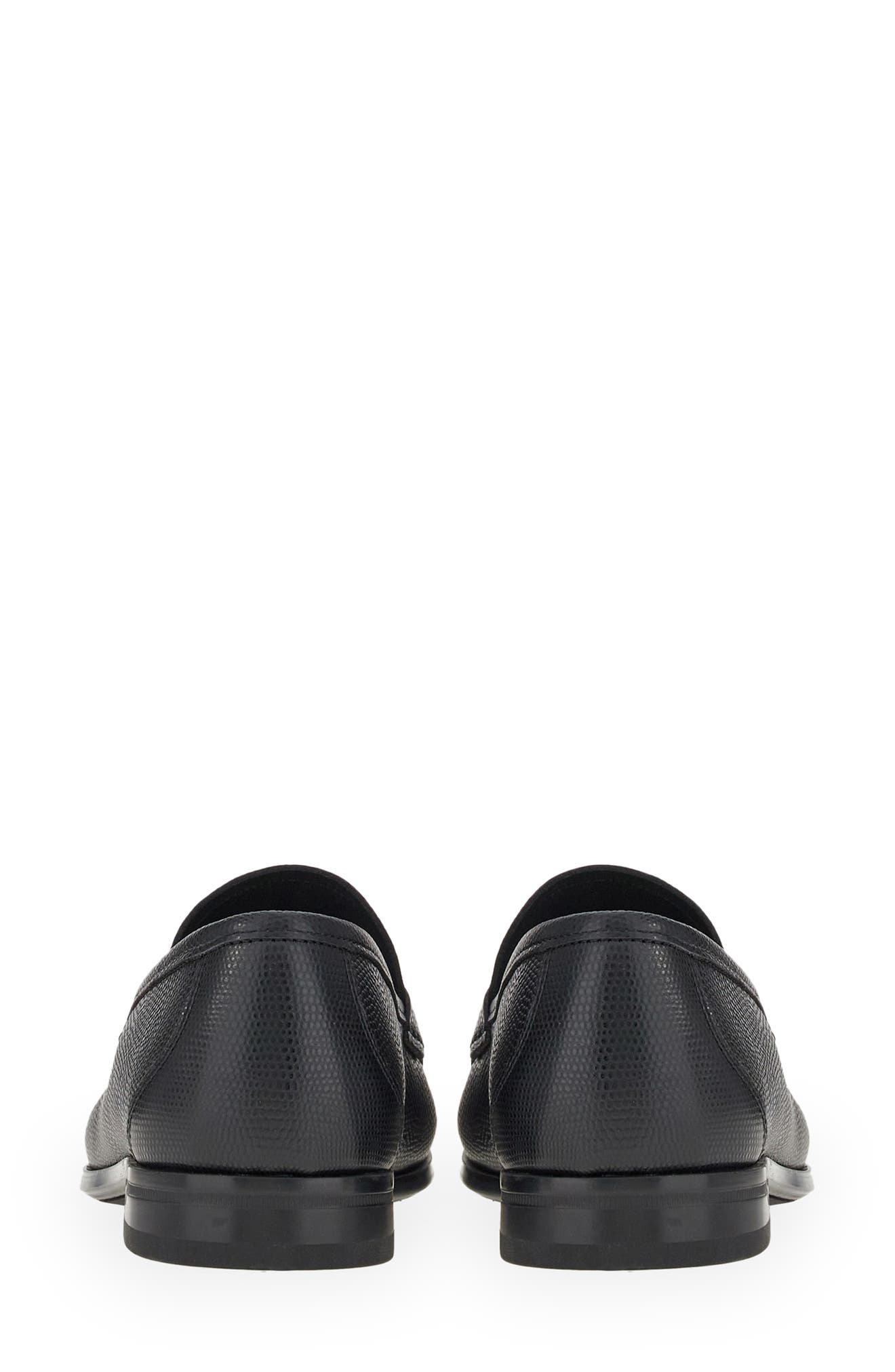 FERRAGAMO Grandioso 2 Snakeskin Embossed Leather Bit Loafer, Alternate, color, 