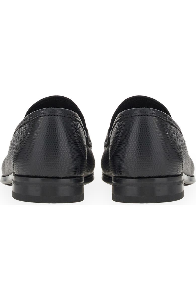 FERRAGAMO Grandioso 2 Snakeskin Embossed Leather Bit Loafer, Alternate, color,