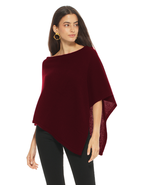 Pure Cashmere Capelet Poncho