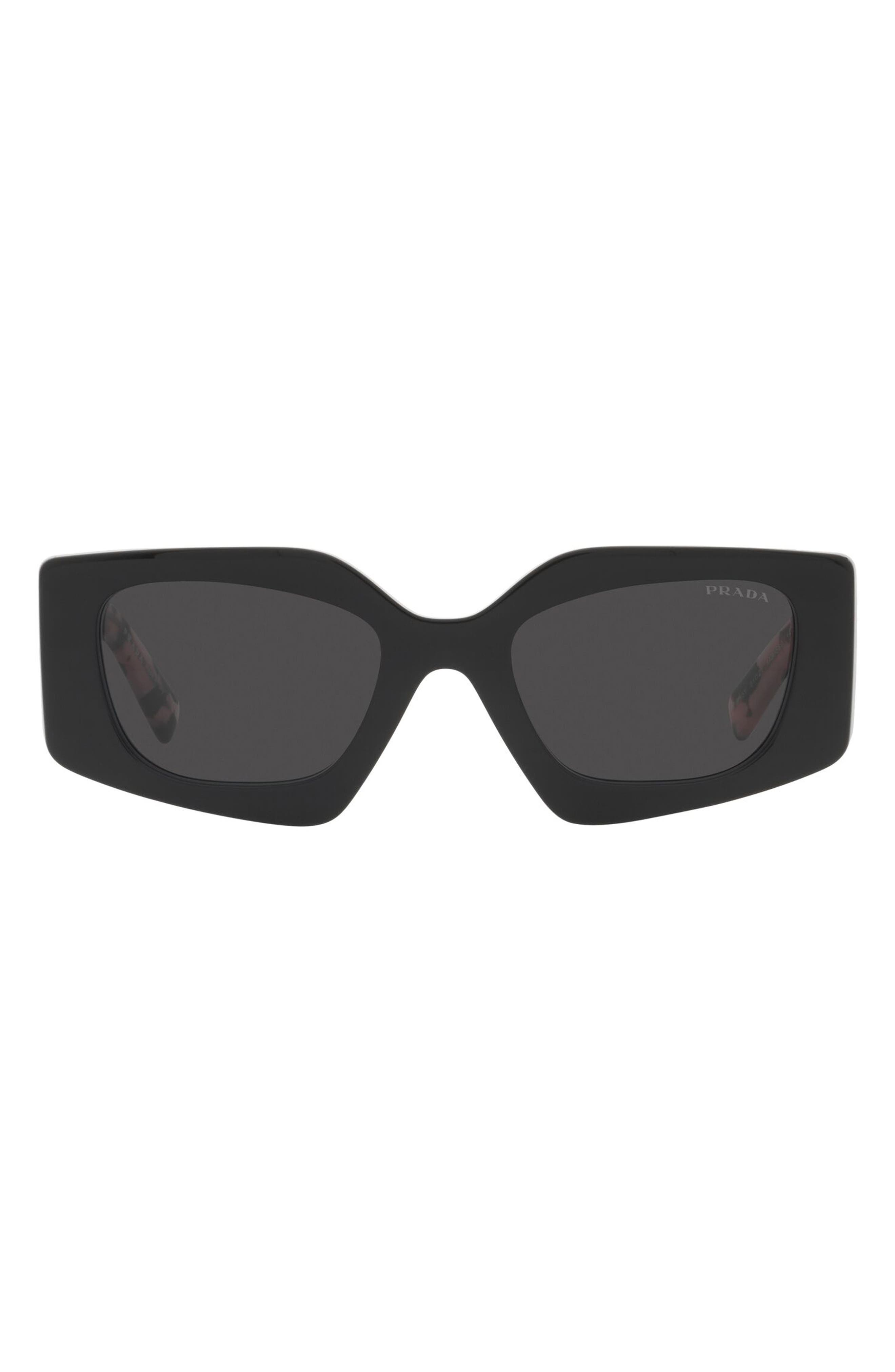 Prada 51mm Rectangular Sunglasses