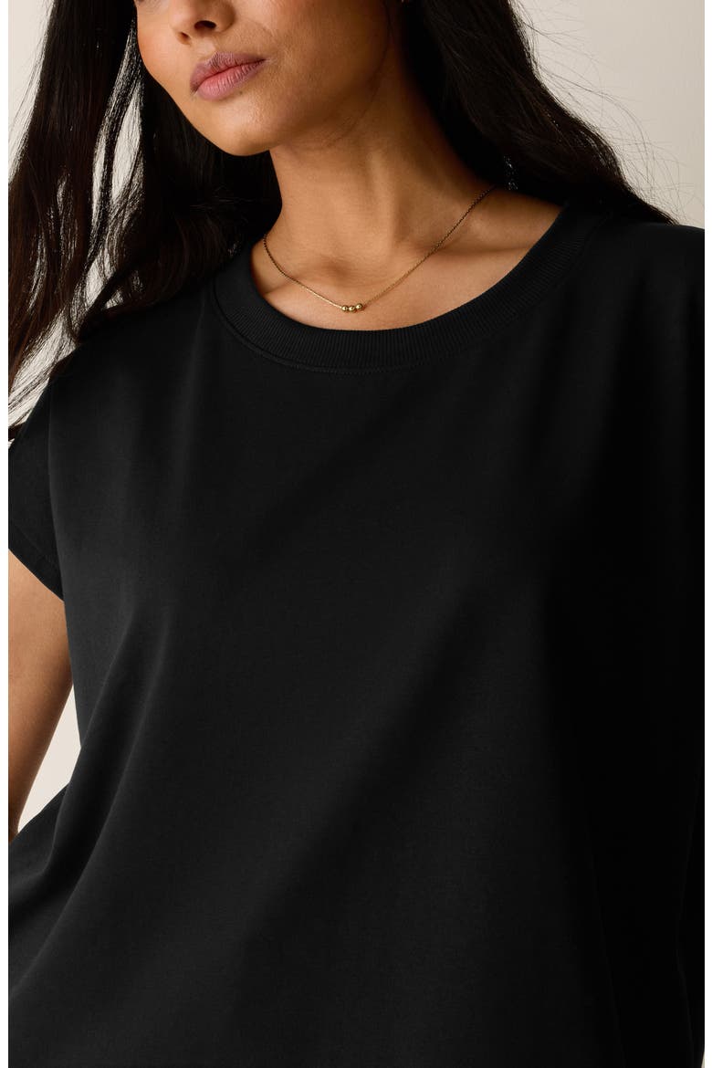 Organic Cotton Blend T-Shirt, Alternate, color, BLACK