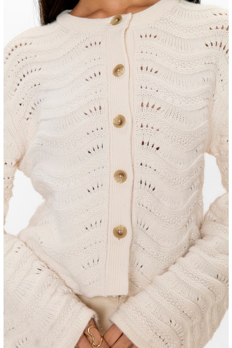 Rem Knit Cardigan, Alternate, color, Ivory