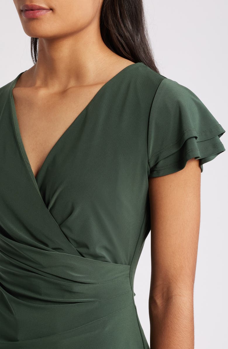 Vince Camuto Surplice V-Neck Knit Top, Alternate, color, Military Green