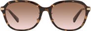 COACH 56mm Gradient Square Sunglasses