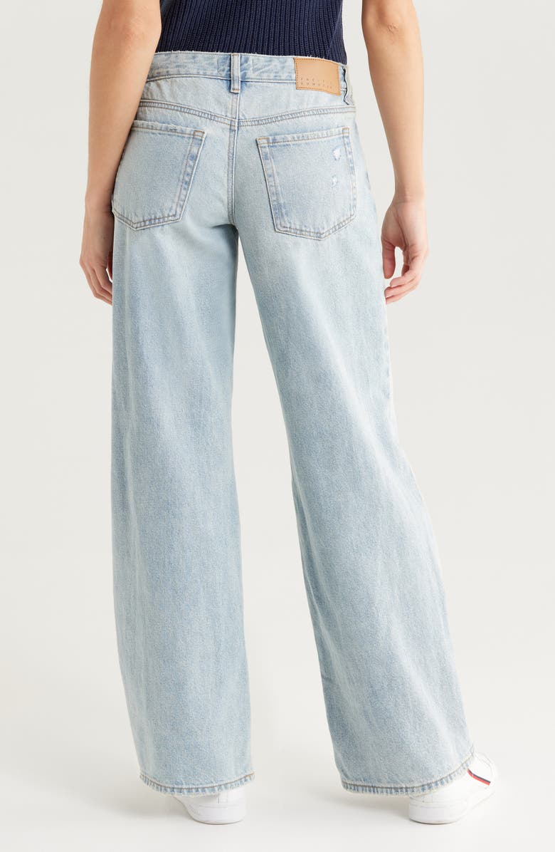 PacSun Bianca Ripped Baggy Wide Leg Jeans, Alternate, color,
