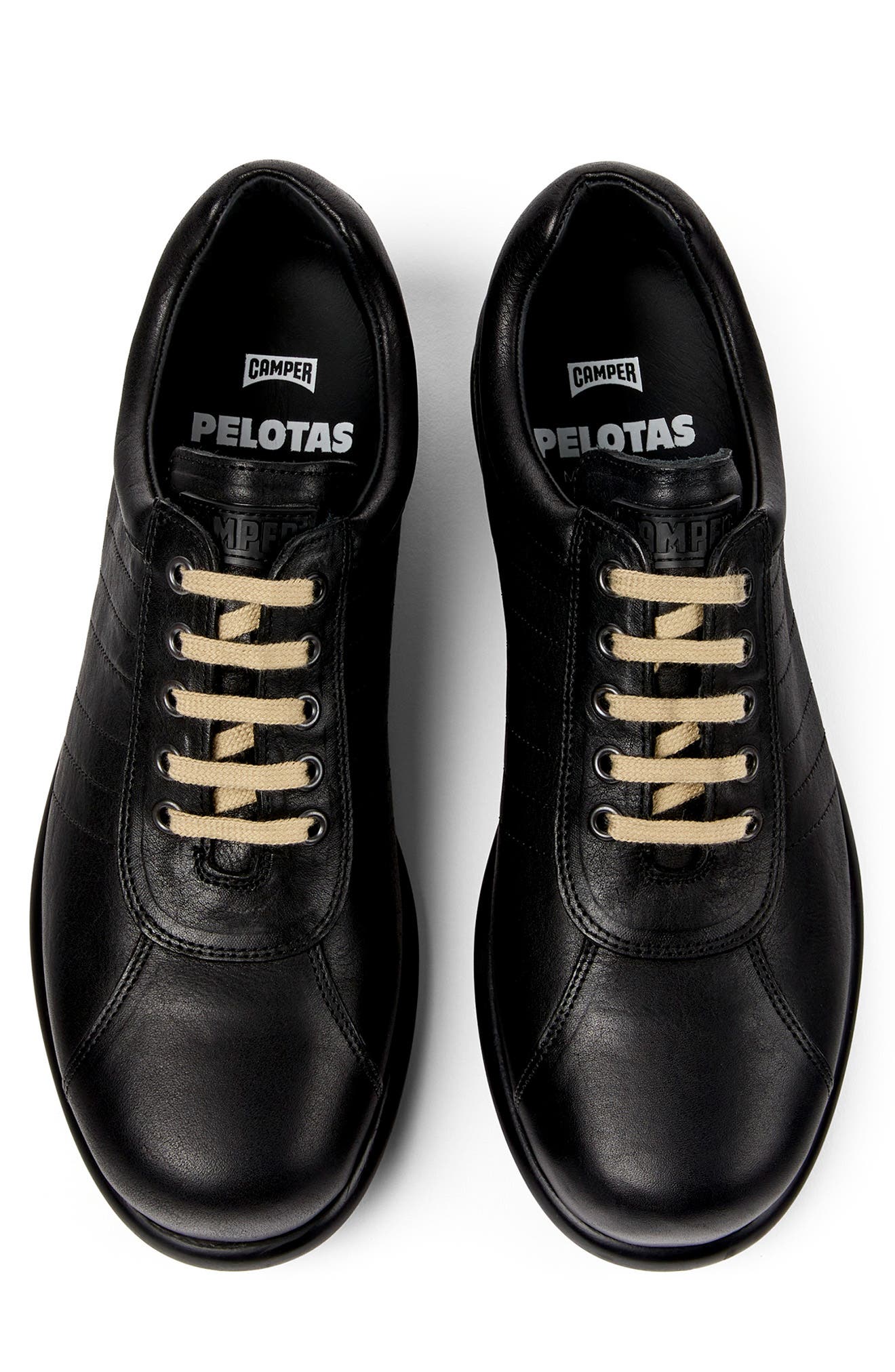 Camper Pelotas Ariel Low Top Sneaker, Alternate, color, Black