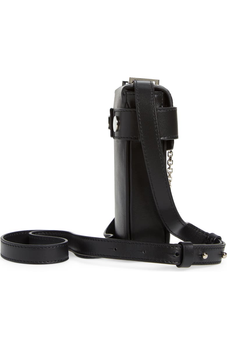 AMIRI Mini Amp Leather Crossbody Bag, Alternate, color,