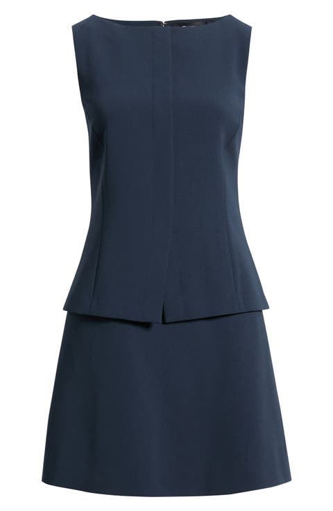 Boat Neck Minidress