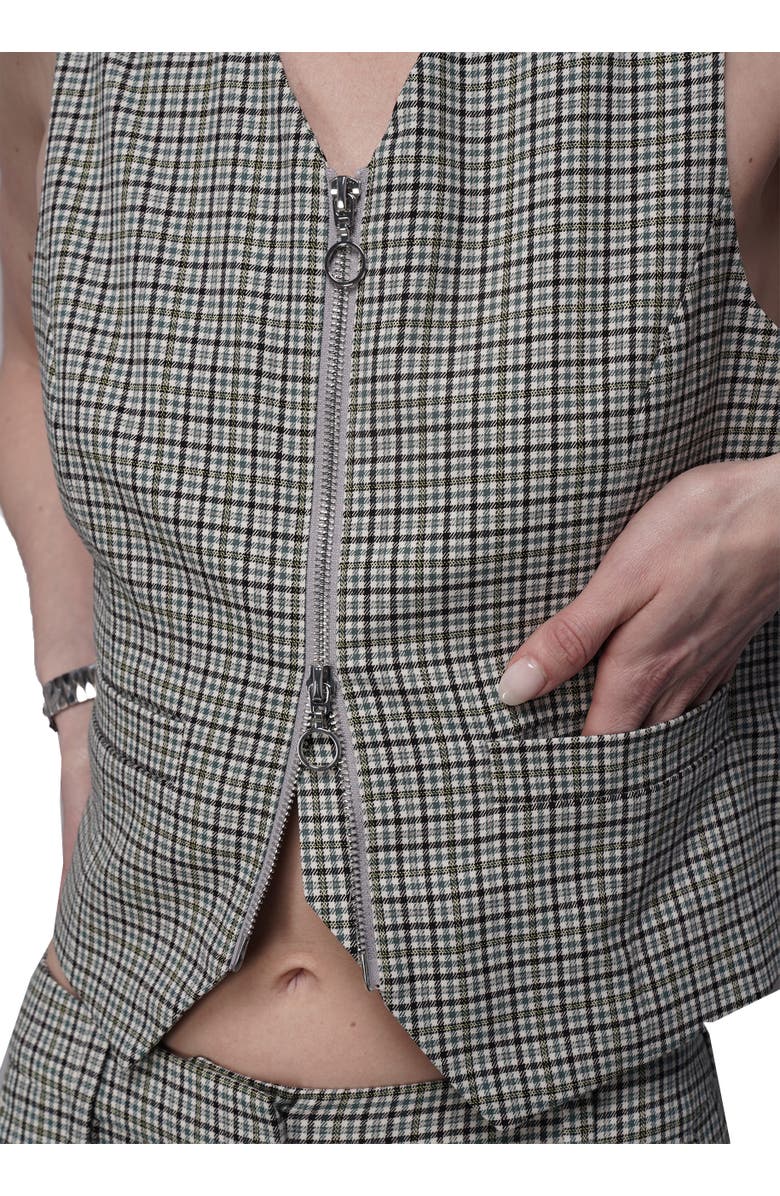 WILDFANG The Empower Zipper Vest, Alternate, color, Dark Teal