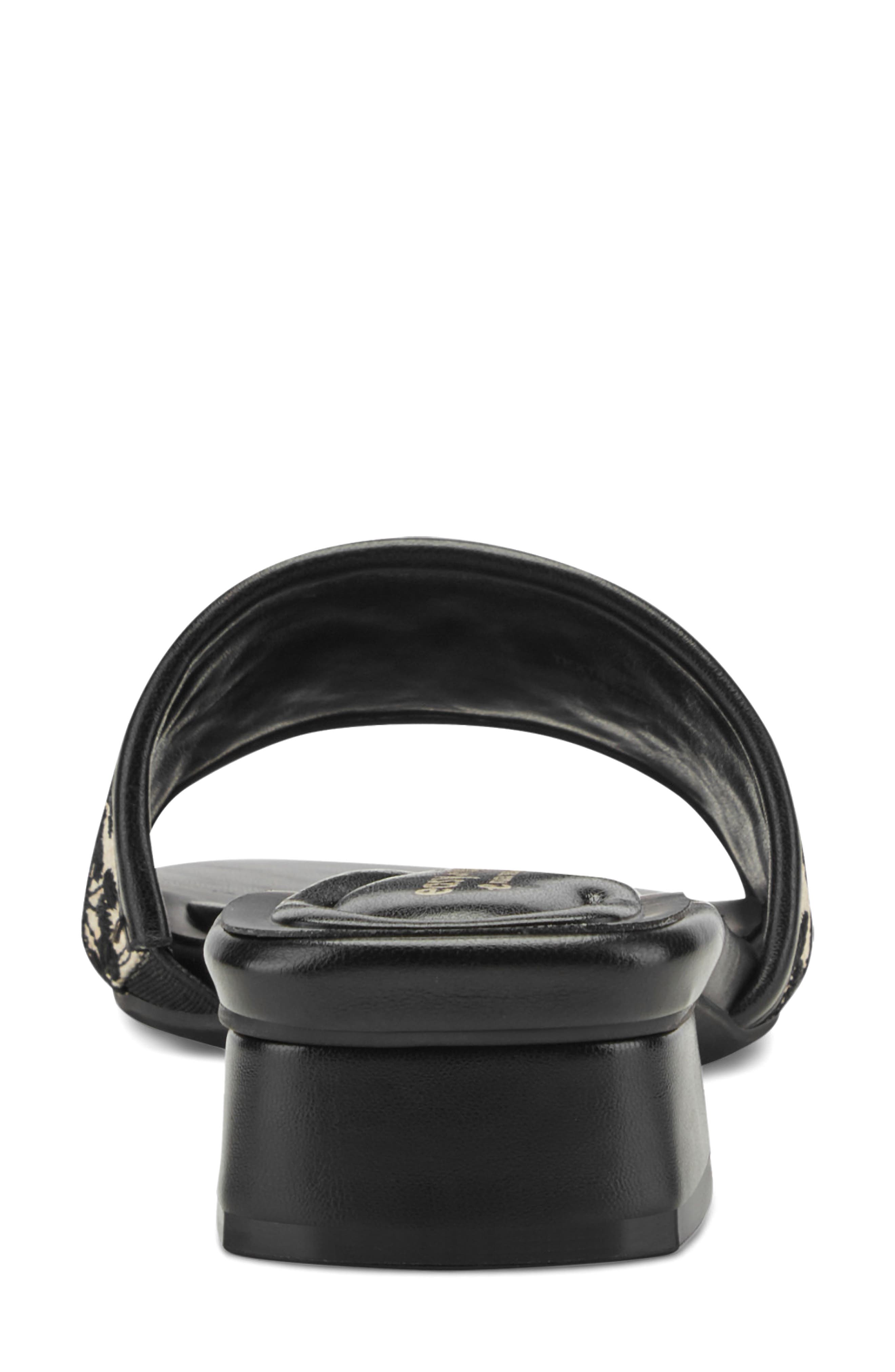 Easy Spirit Gianina Slide Sandal, Alternate, color, Black