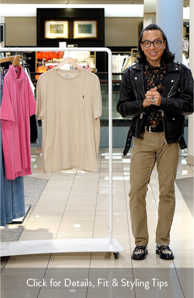 Classic Fit Jersey Crewneck T-Shirt, sales video thumbnail