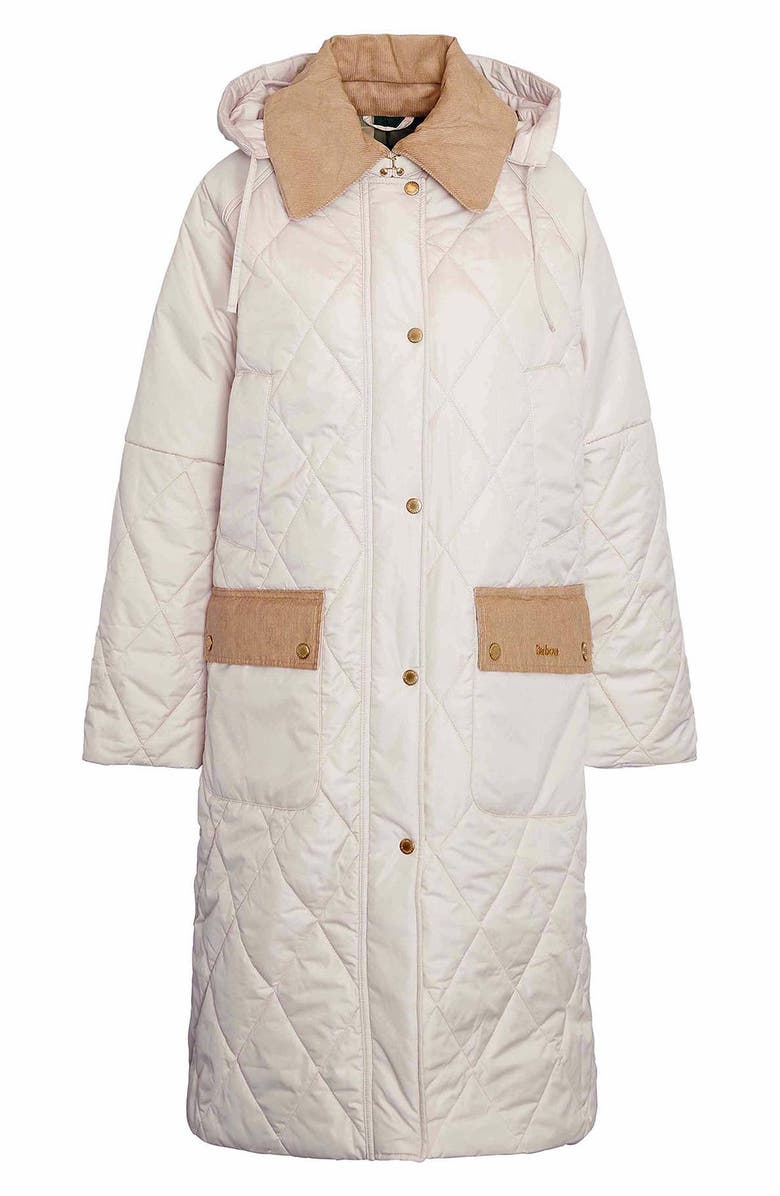 Barbour Cookston Quilted Coat with Removable Hood, Alternate, color, Oatmeal/ Ancient